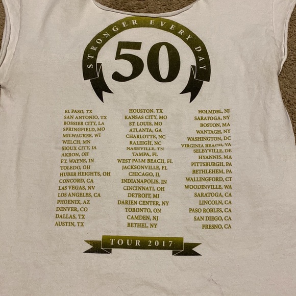 Chicago Tour Tee Sexy Cutout Sleeve and Neck - Picture 3 of 3